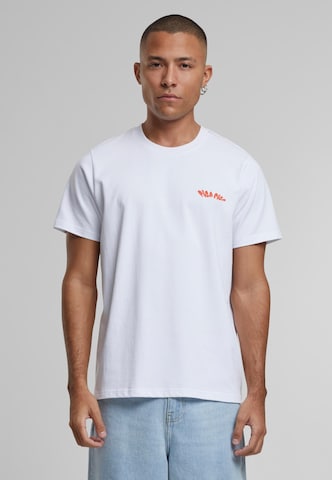 Pica Pica Shirt 'No Sun So Shades' in White: front