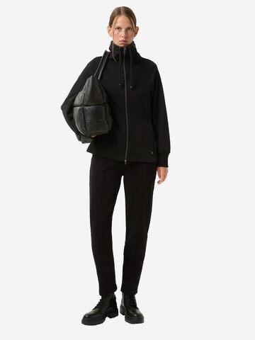 BOGNER Regular Trousers with creases 'Carey' in Black