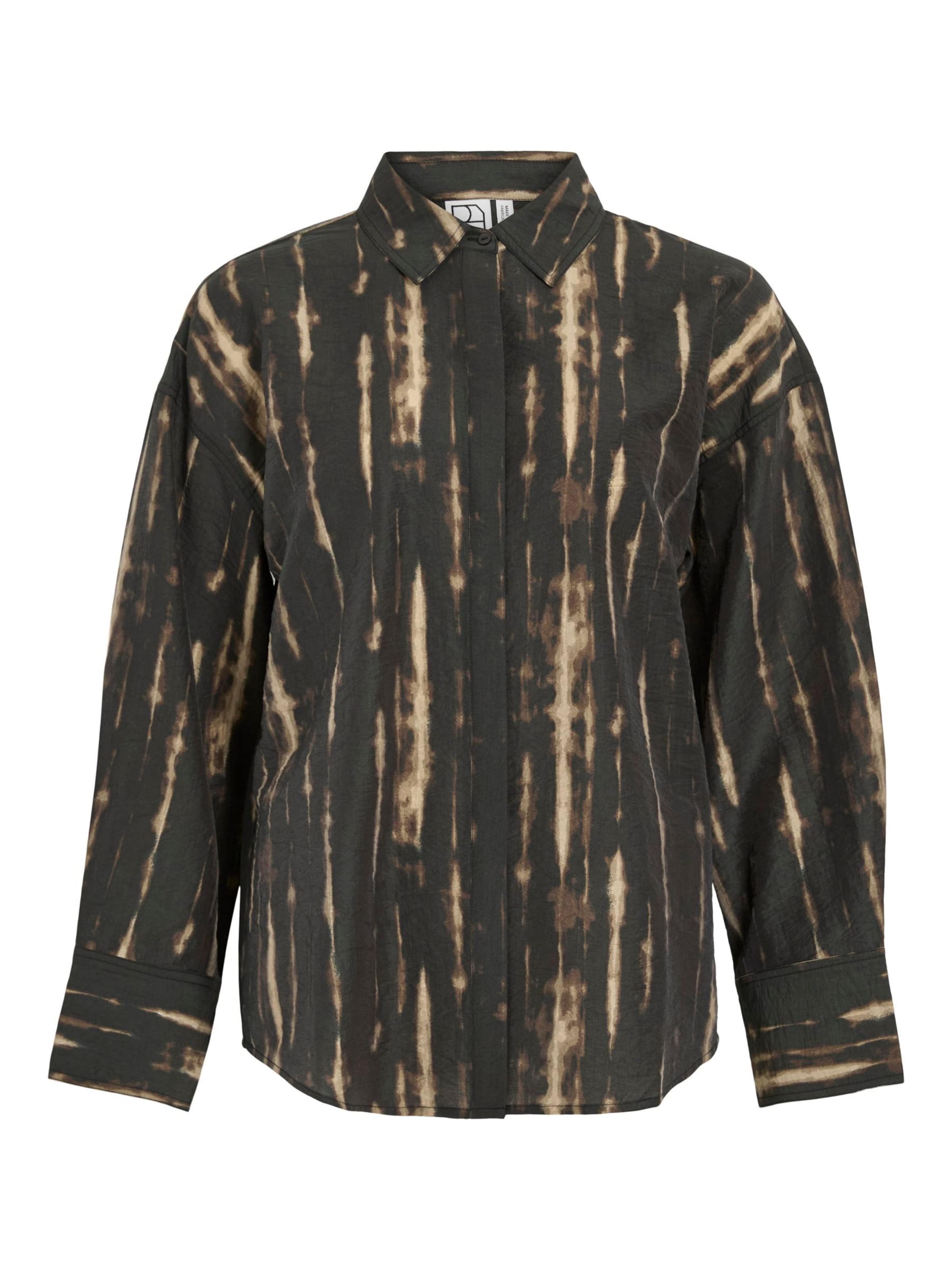 ROUGE EDIT Bluse in Grau: Vorderseite