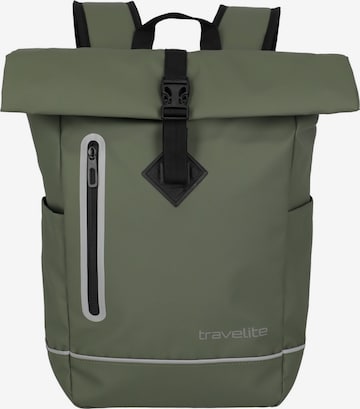 TRAVELITE Backpack in Green: front