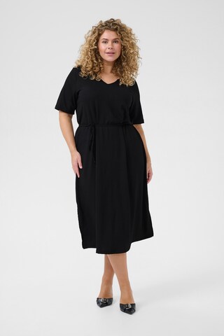 Robe 'Ivena' KAFFE CURVE en noir : devant