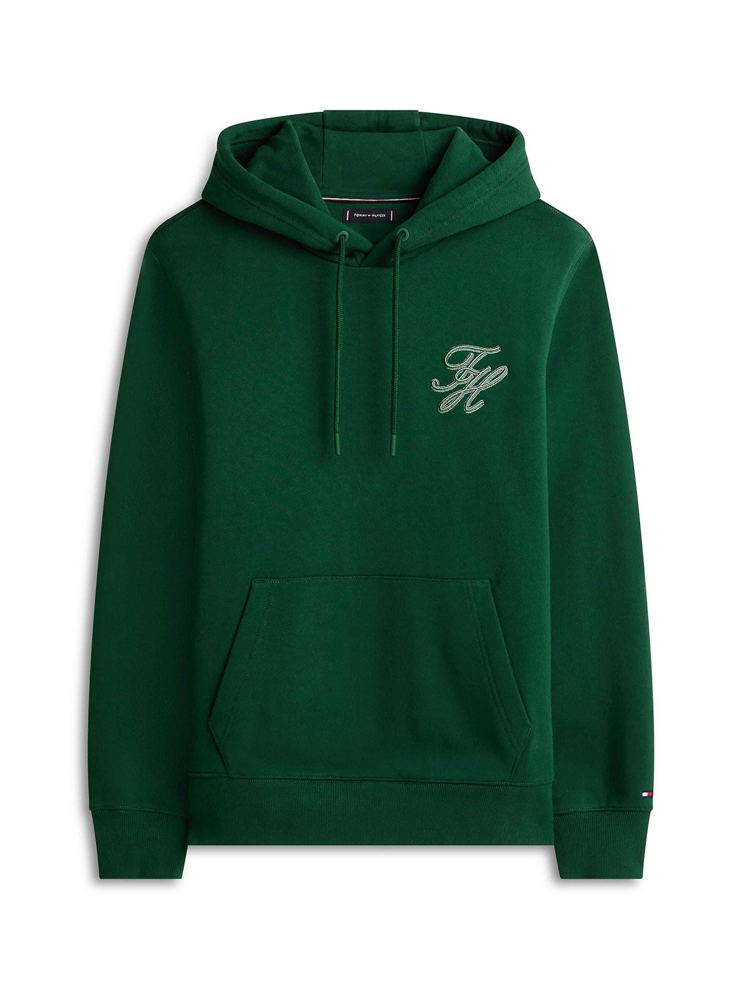 TOMMY HILFIGER Sweatshirt in smaragd, Produktansicht