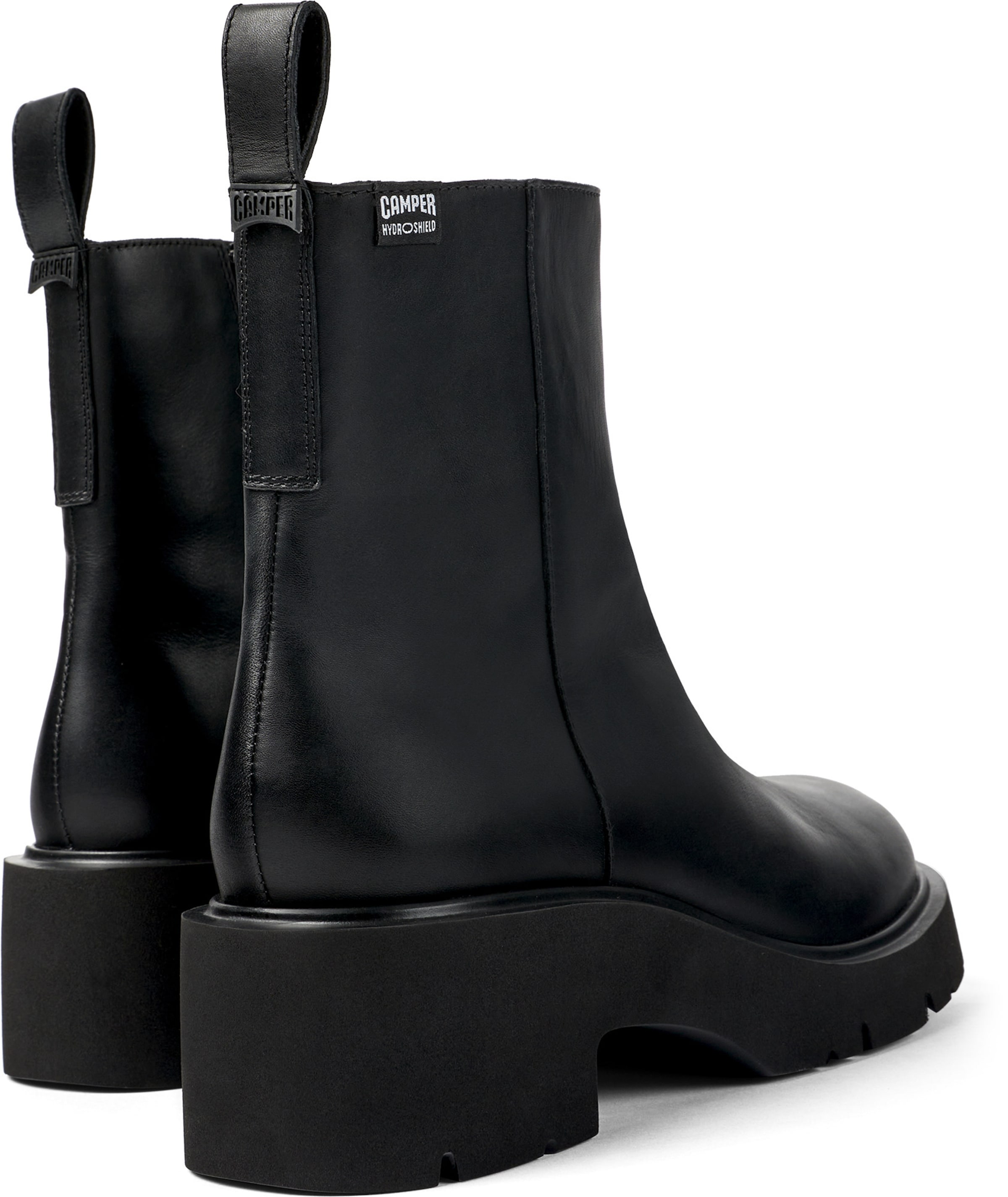 CAMPER Enkellaarsjes 'Milah' in Zwart