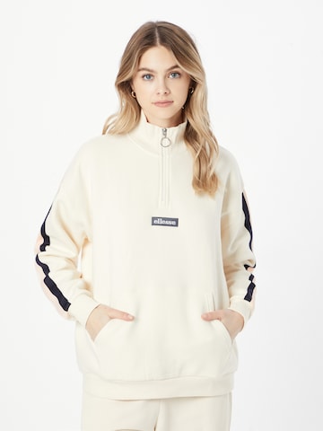 ELLESSE Sweatshirt 'Filippa' in Wit: voorkant