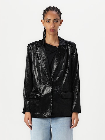 GUESS Блейзер 'OMEGA' в Черный: спереди