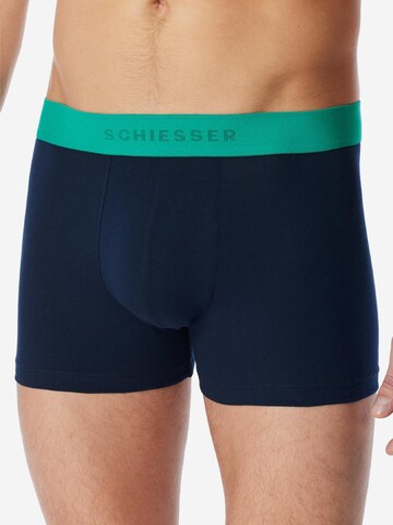 SCHIESSER Boxershorts '95/5 Cotton' in Blauw