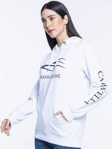 Edoardo Caravella Sweatshirt 'Kylie' in White