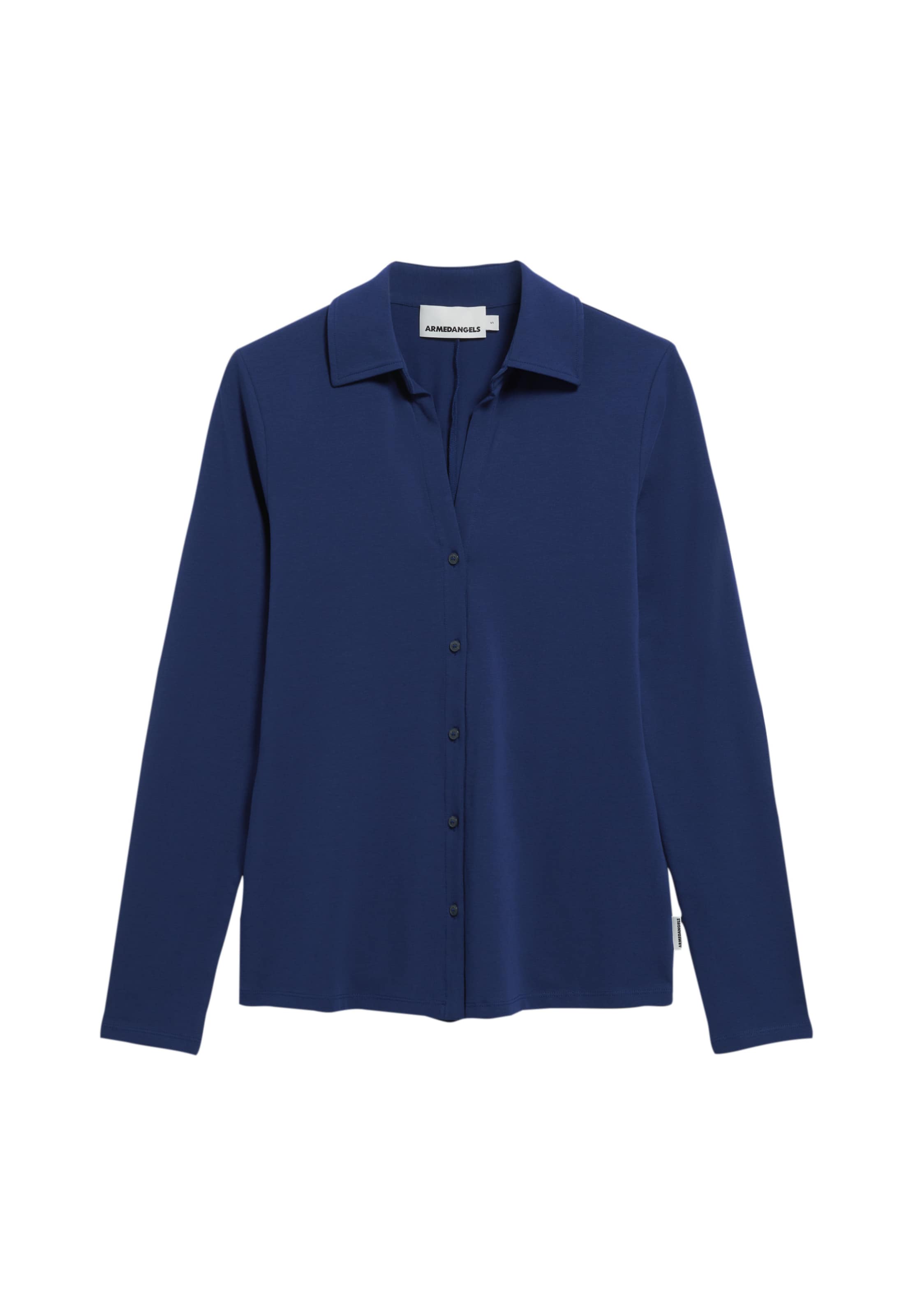ARMEDANGELS Bluse 'Nalaannia' in Blau: Vorderseite