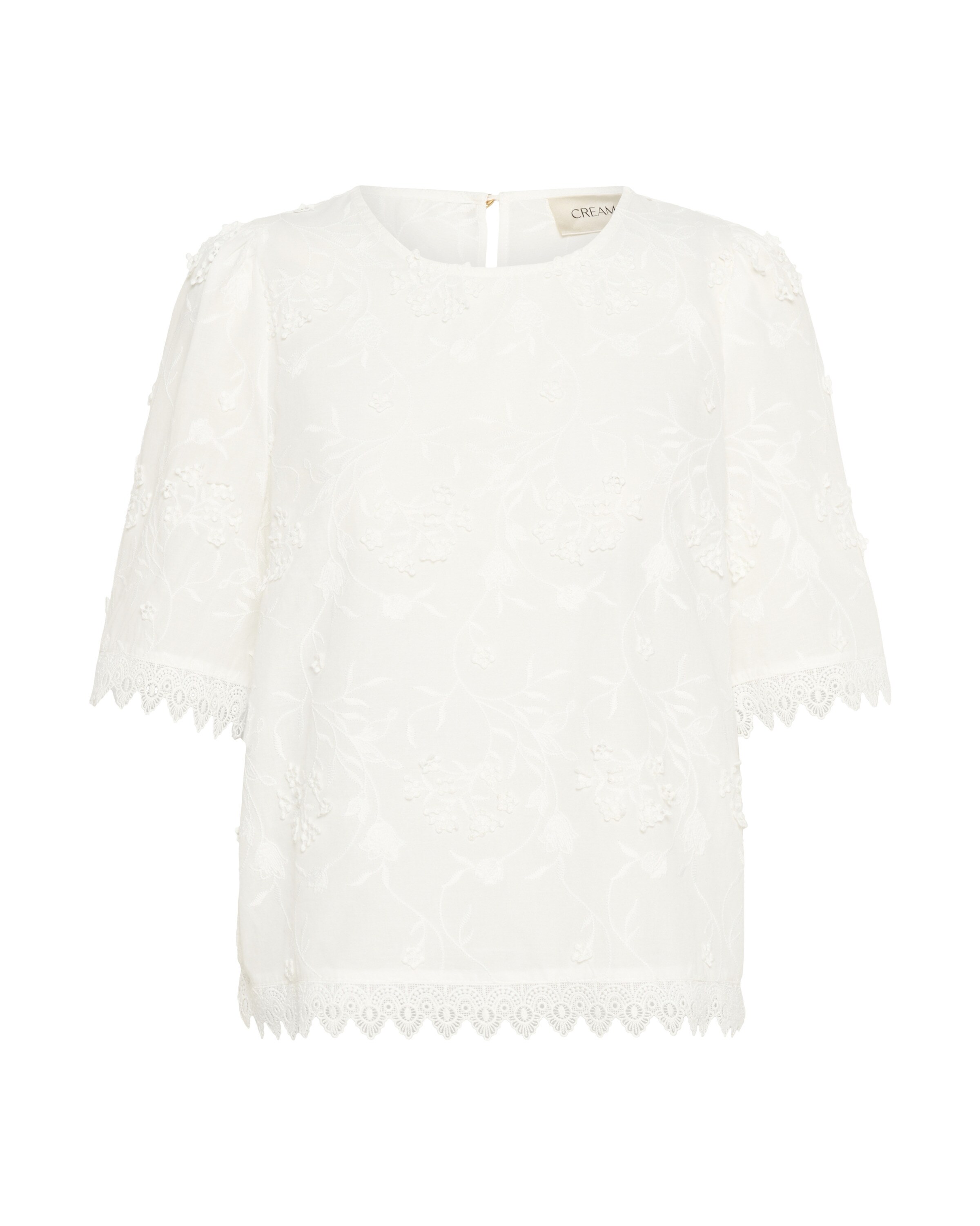 Cream Bluse 'Hilda ' in Weiß: Vorderseite