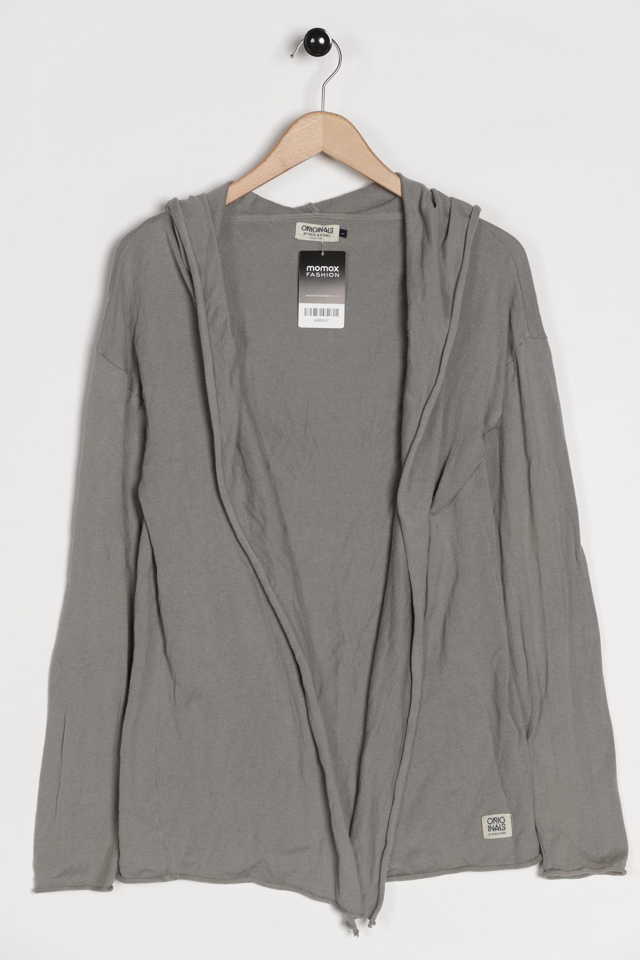 JACK & JONES Sweater & Cardigan in L in Grey: front