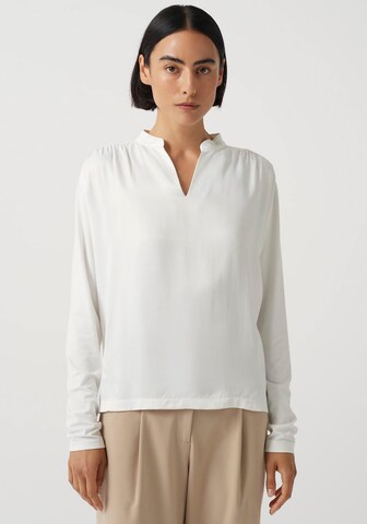 Someday Blouse in Wit: voorkant