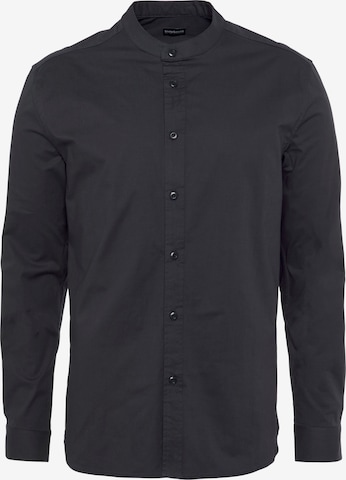 BRUNO BANANI Business Shirt in Grey: front