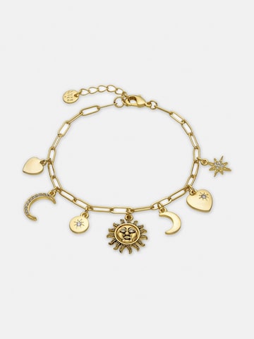 Braccialetto 'Nafir' di Luxenter in oro: frontale