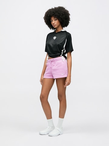 Nike Sportswear Обычный Штаны 'PHNX FLC' в Ярко-розовый