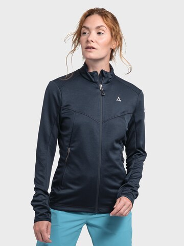 Veste en polaire fonctionnelle 'Svardalen' Schöffel en bleu : devant