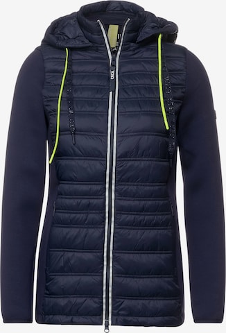 CECIL Between-Season Jacket 'Scuba' in Blue: front