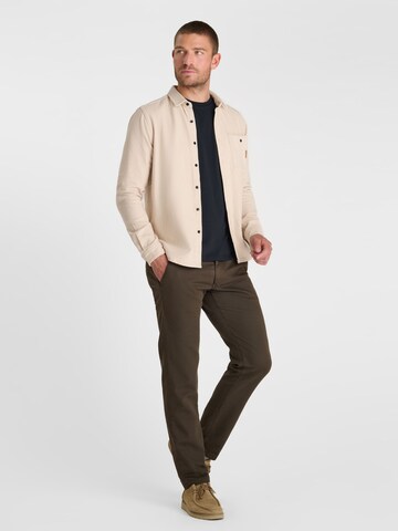 Le Temps Des Cerises Regular fit Overhemd 'REJU' in Beige
