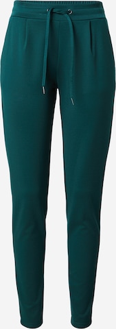 žalia ICHI Siaurėjantis Klostuotos kelnės 'KATE PA2': priekis