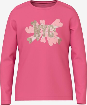 NAME IT Shirt 'VEEN' in Roze: voorkant