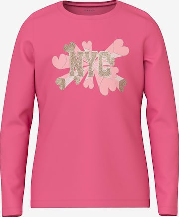 NAME IT - Camiseta 'VEEN' en rosa: frente
