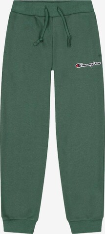 Effilé Pantalon 'Champion' Champion Authentic Athletic Apparel en vert : devant