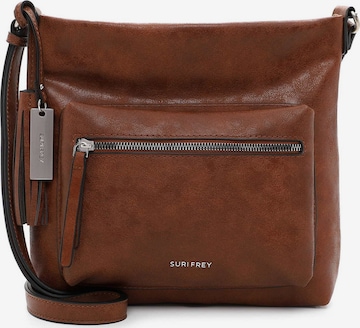 Suri Frey Schoudertas 'Carly' in Bruin: voorkant