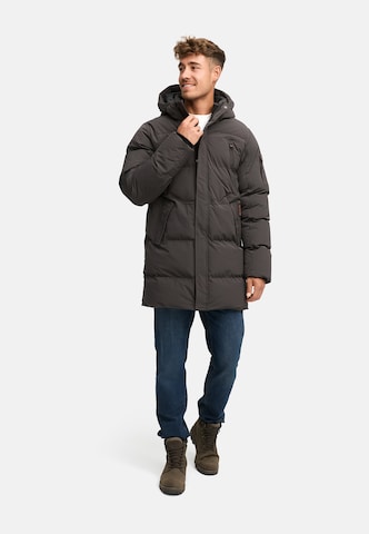 INDICODE JEANS Winter coat 'INBoulton' in Grey: front