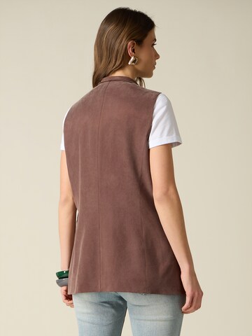 Gilet oltre en marron