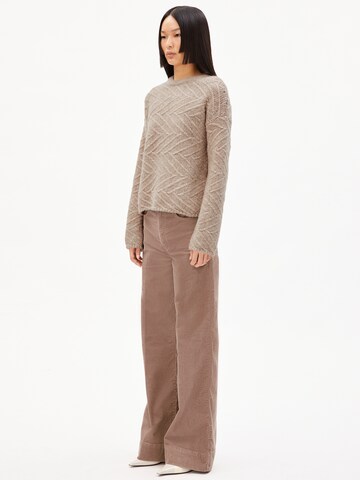ARMEDANGELS Pullover 'Daagny Diagonal' in Braun