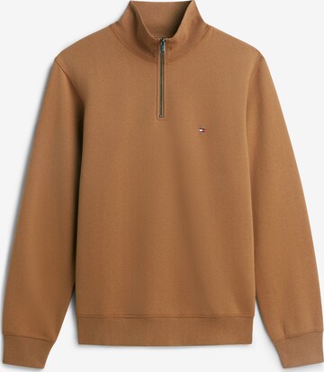 TOMMY HILFIGER Sweatshirt 'ESSENTIAL' in Brown: front