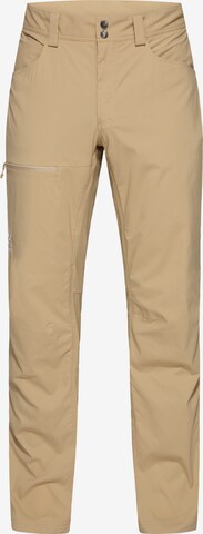 Haglöfs Regular Outdoor Pants 'Lite Standard' in Beige: front