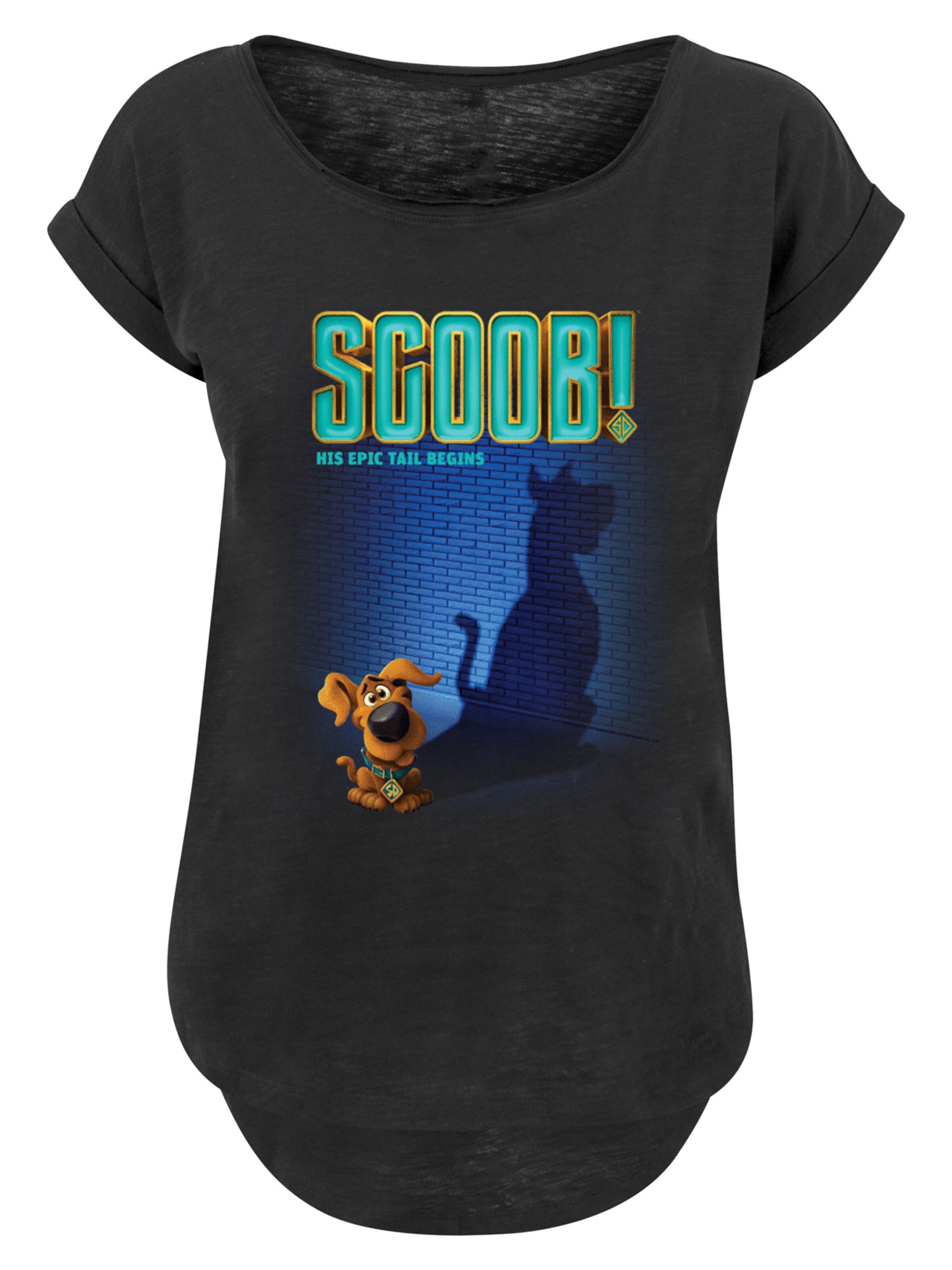 F4NT4STIC Shirt in Zwart: voorkant