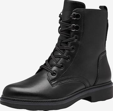 Tamaris Lace-up bootie in Black: front