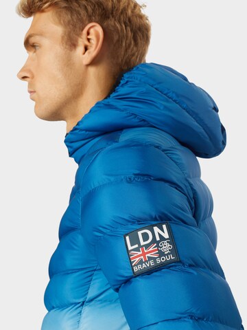 BRAVE SOUL Between-season jacket 'Grantplain' in Blue