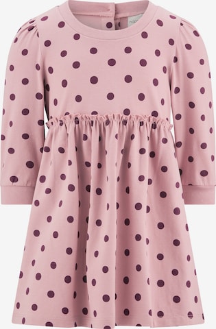 happy girls Dress in Pink: front