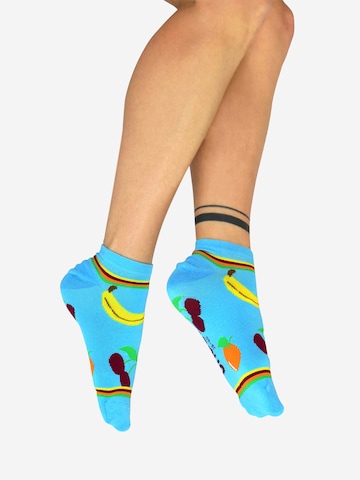 Chaussettes UNABUX en bleu : devant