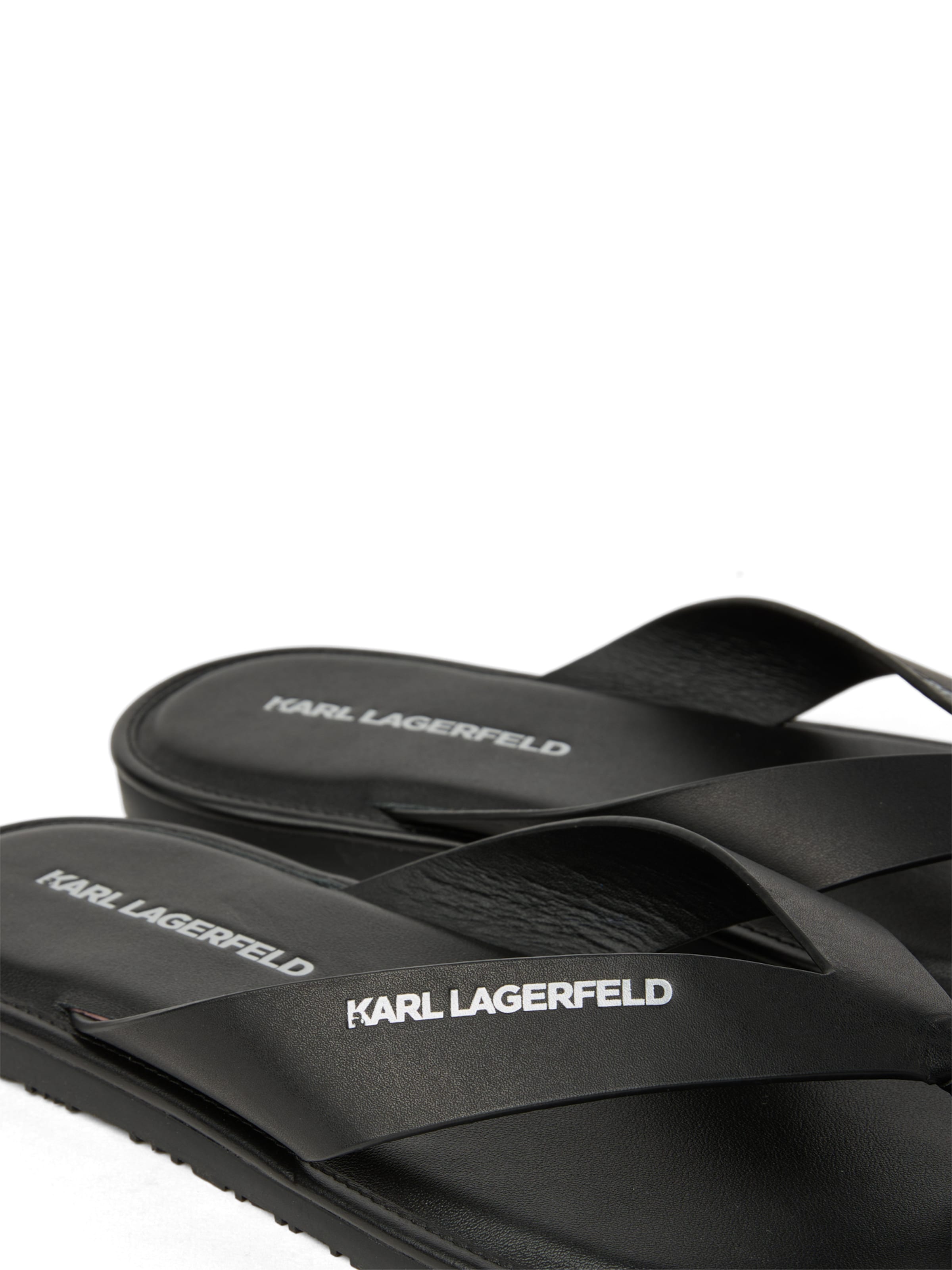 Sandale ' KASTOR IV ' de la Karl Lagerfeld pe negru