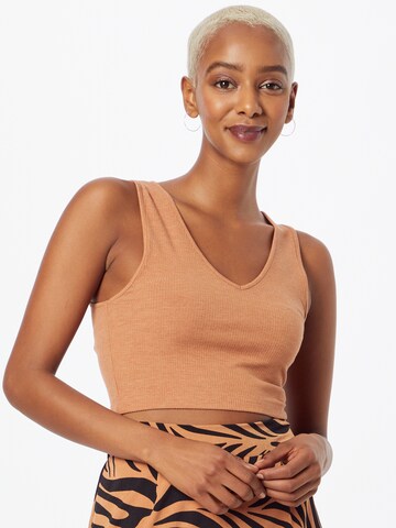 American Eagle Top in Brown: front