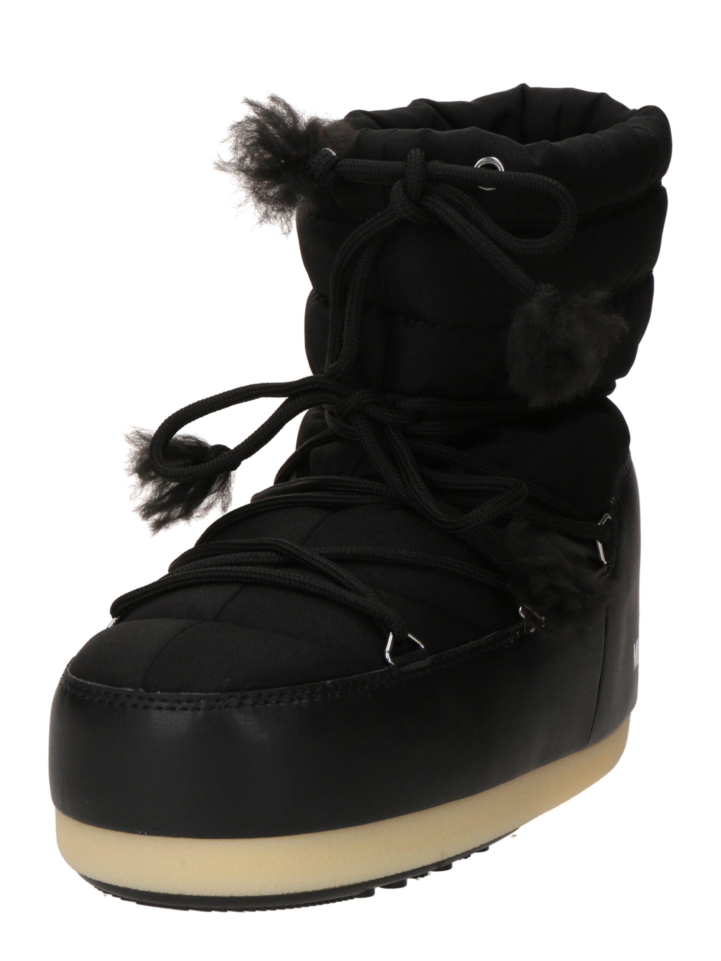 MOON BOOT - Botas de neve em preto: frente