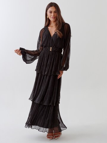 Tussah Kleid 'NYLA' in Schwarz