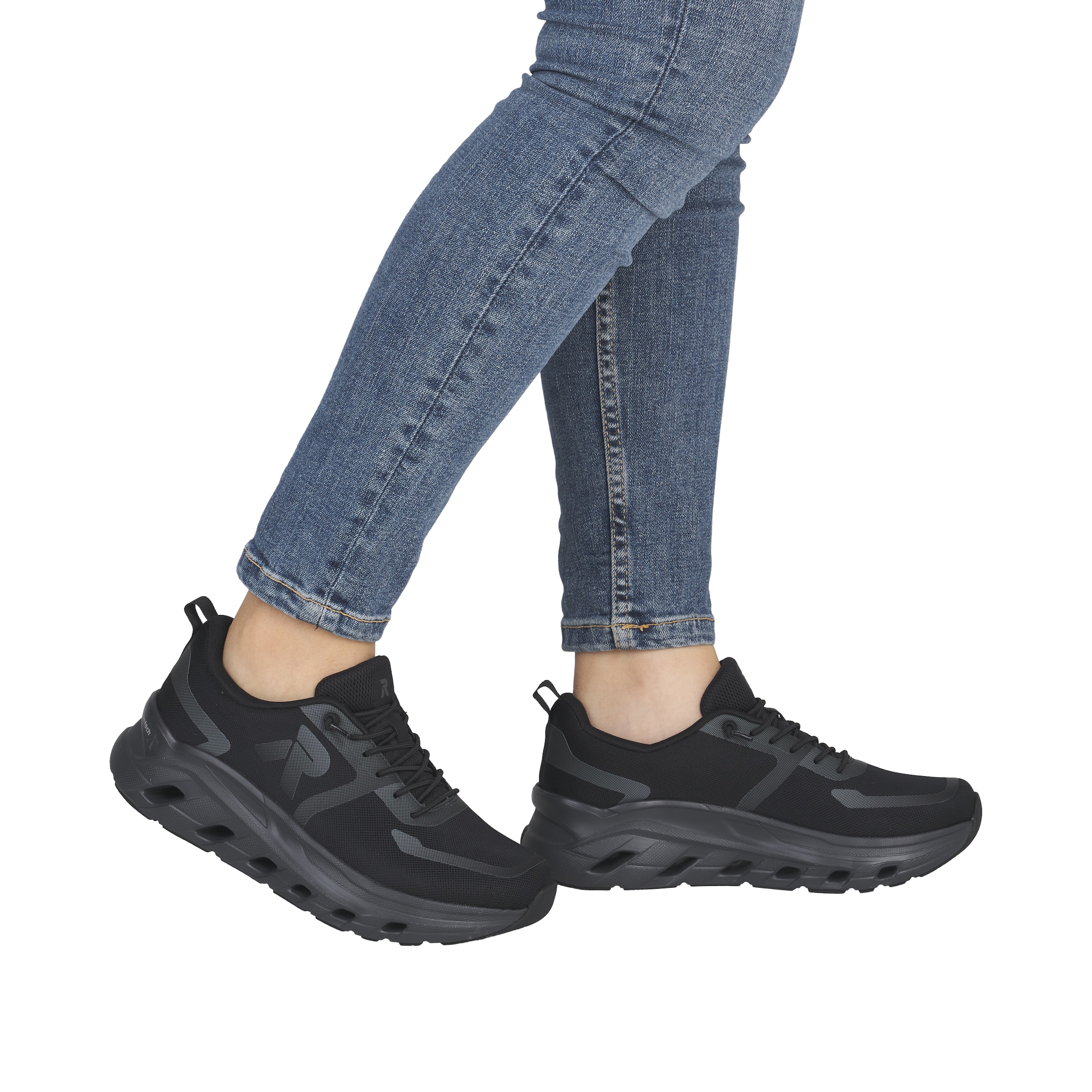 Rieker - Zapatillas deportivas bajas en negro