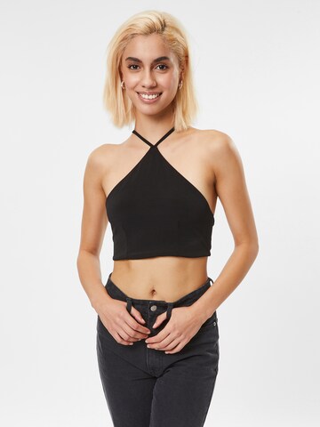ABOUT YOU Top 'Carin' in Black: front