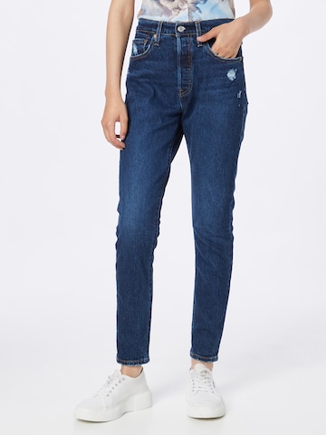 LEVI'S ® Skinny Jeans '501 Skinny' i blå: forside