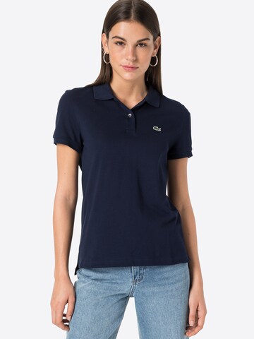 LACOSTE - Camiseta en azul: frente