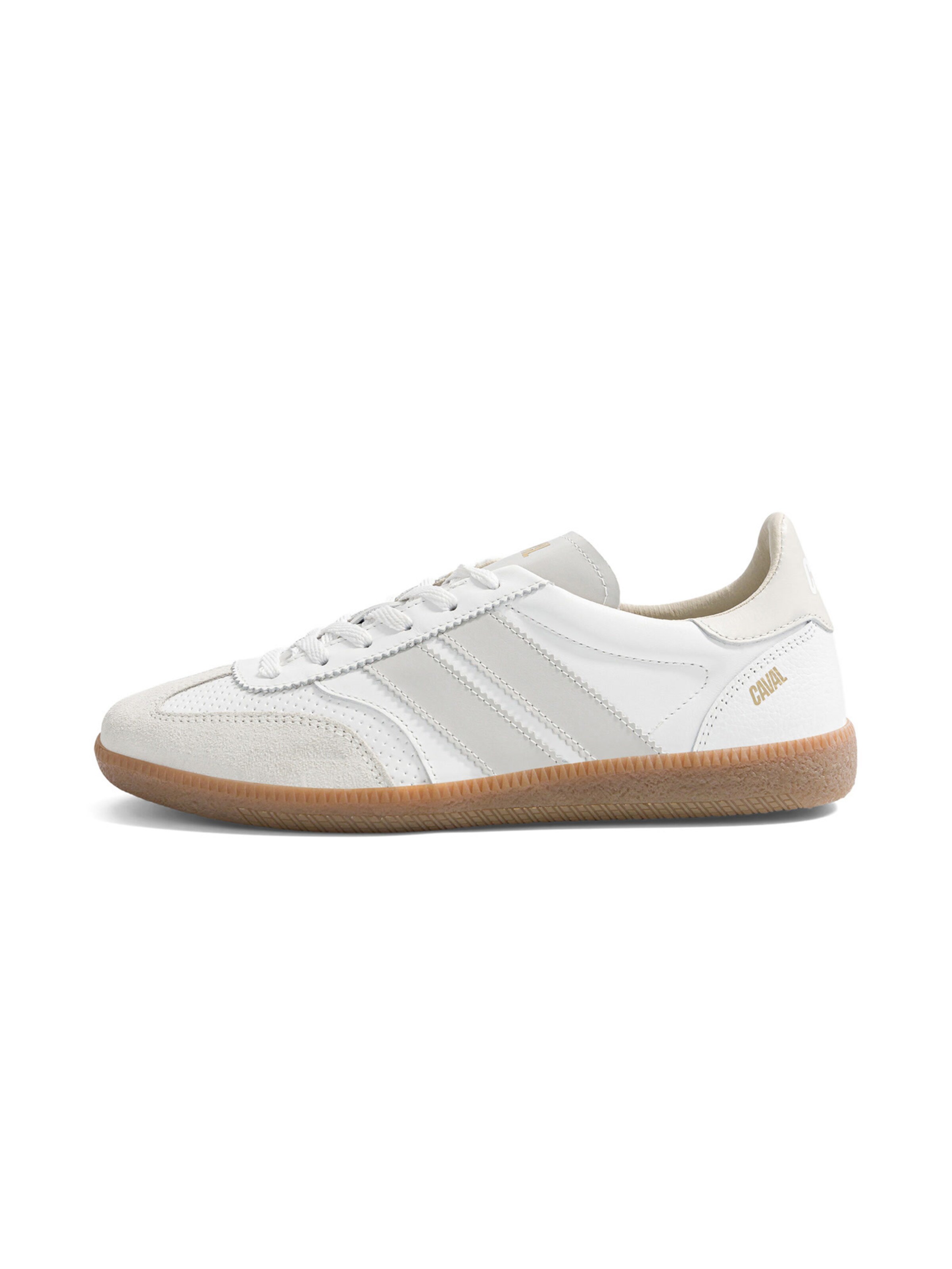 Caval - Sapatilhas baixas 'Pulse' em branco: frente