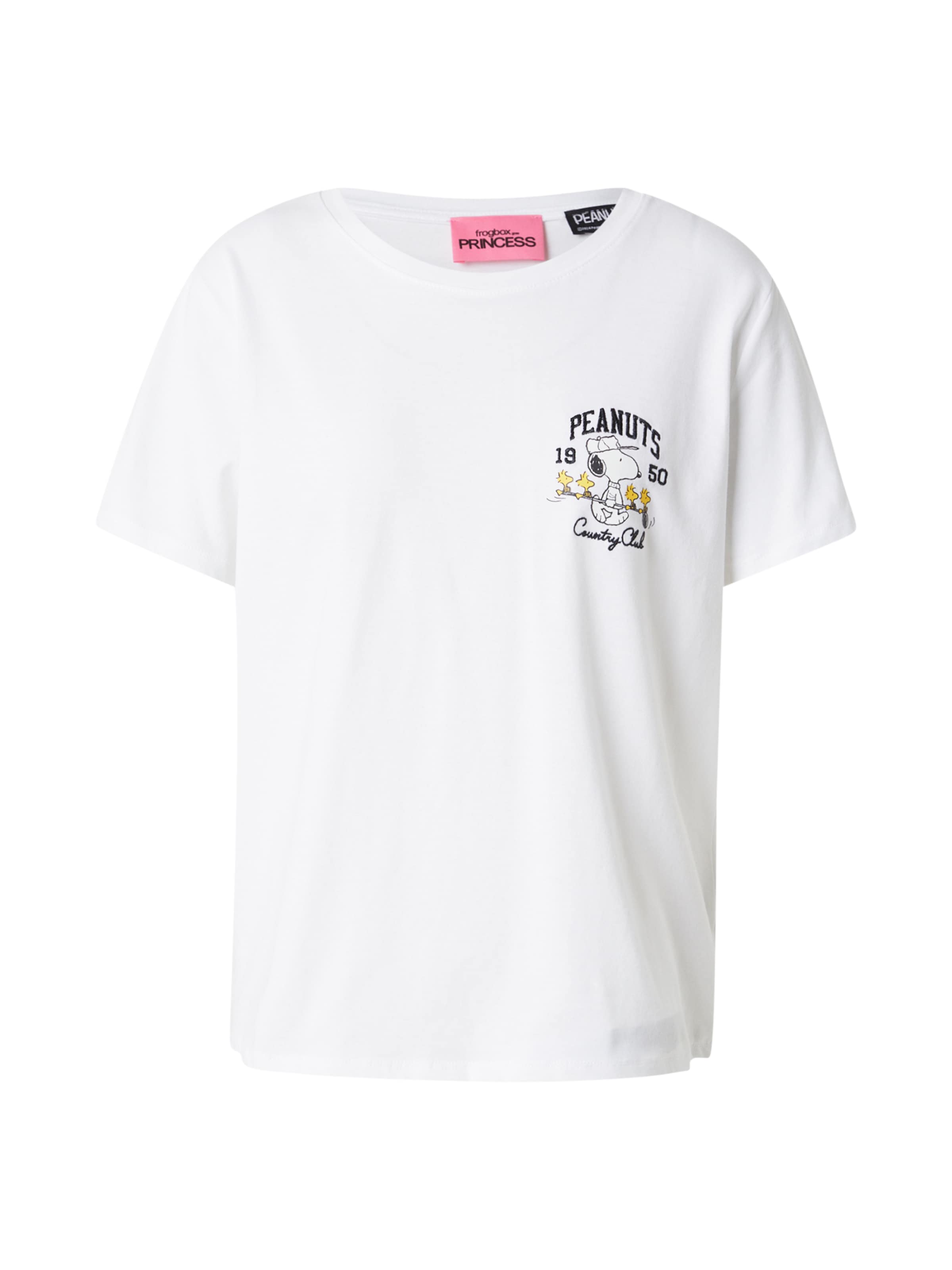 PRINCESS GOES HOLLYWOOD Футболка 'Snoopy Country Club' в Белый: спереди