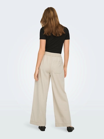 ONLY Wide leg Broek 'ONLMAISA' in Beige