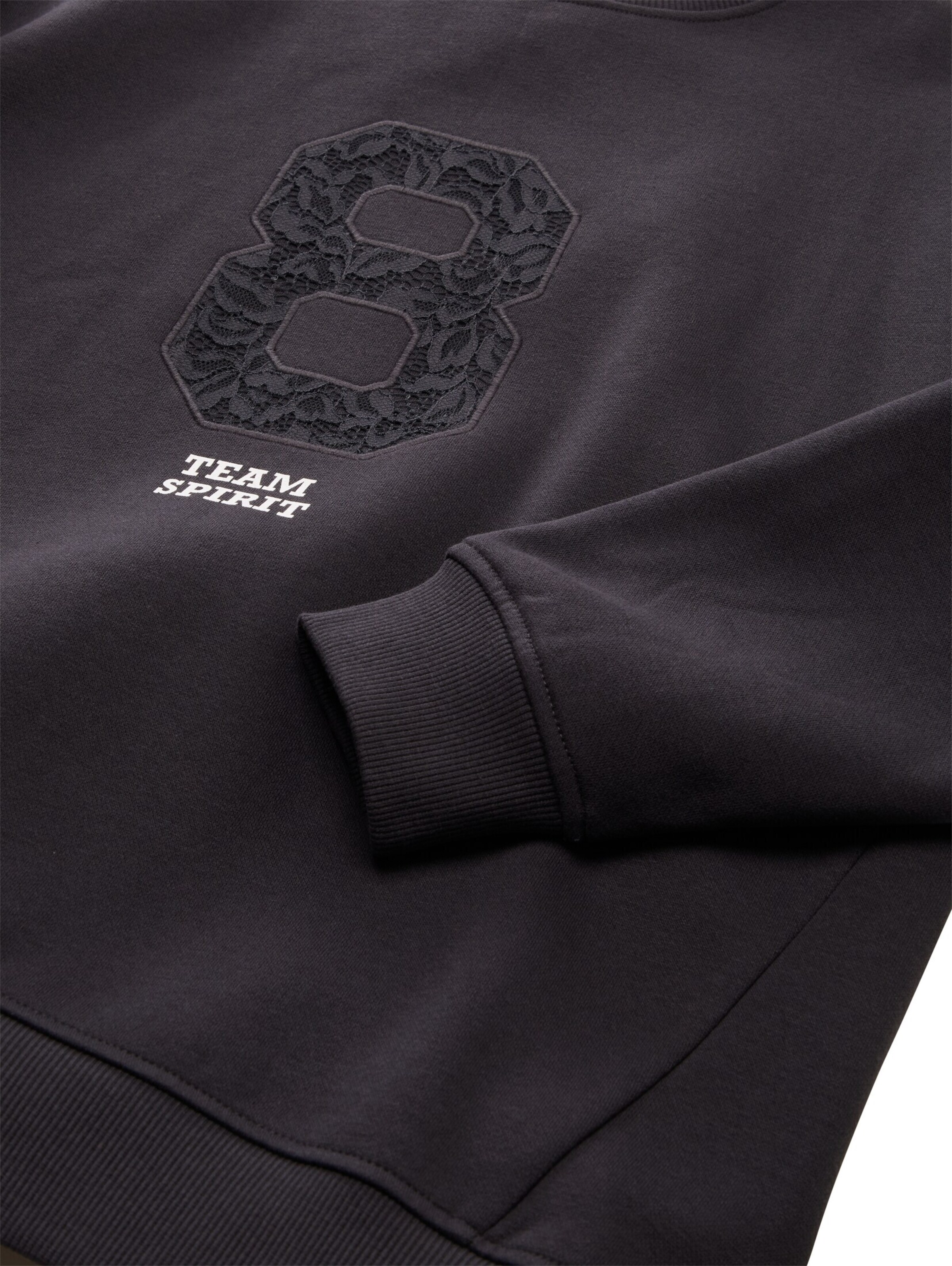 TOM TAILOR Sweatshirt in Grau