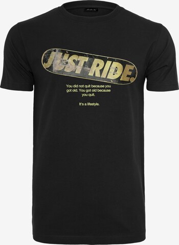 Maglietta 'Just Ride' di MT Men in nero: frontale