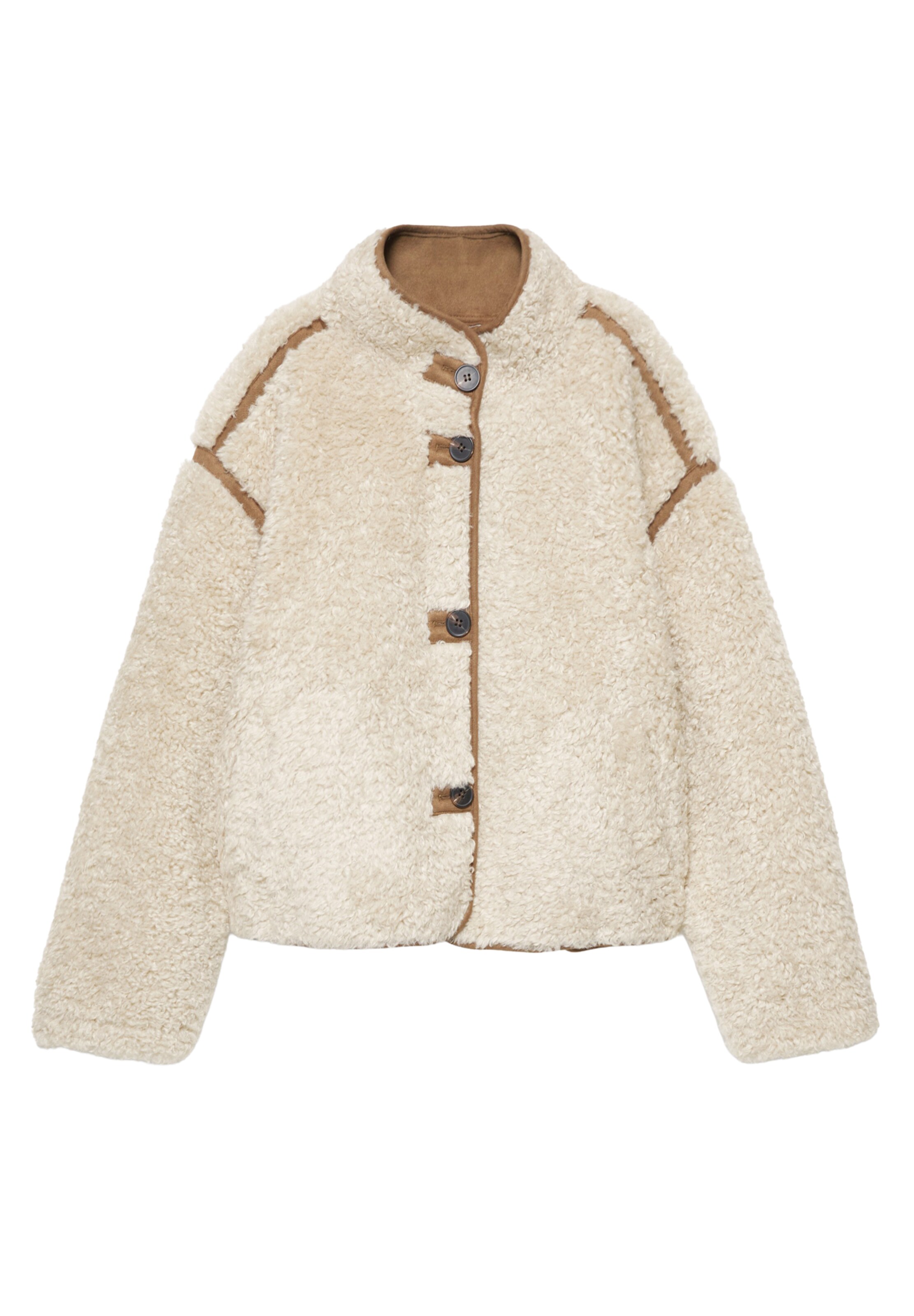 Pull&Bear Between-season jacket in White: front
